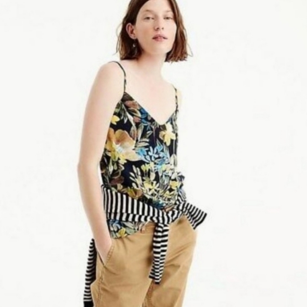 NWT J. Crew Cami Print Tank